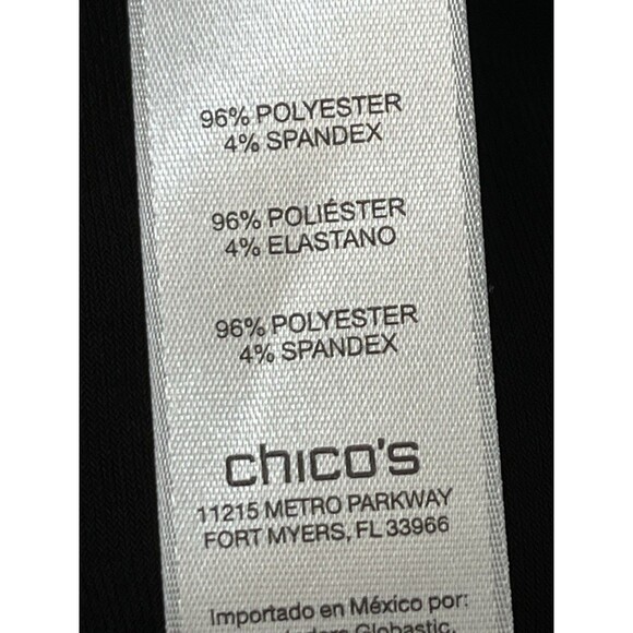 Chicos Cheetah Print Animal Stud Y2k Cardigan Blazer blouse 1 Top M 6 8 - Picture 10 of 10